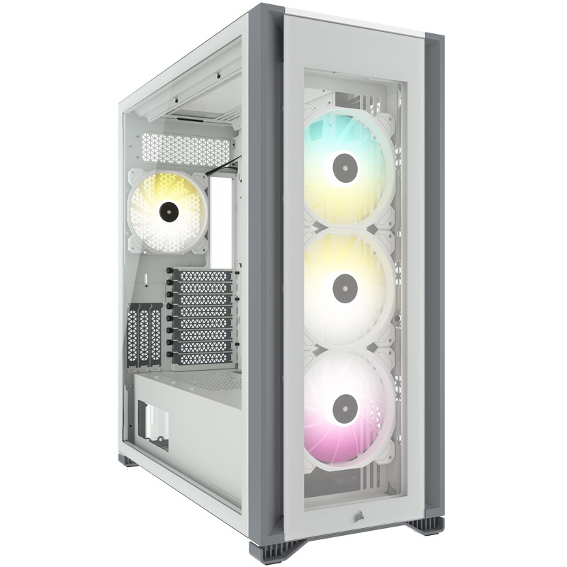 CORSAIR Corsair iCUE 7000X RGB Tempered Glass Smart Case - Bianco con Finestra - CASE | TecnoCARE.net Sabaudia, Latina, Terracina, San Felice Circeo e Pontinia