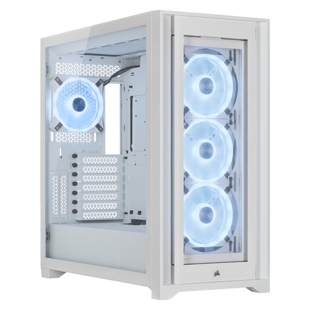 CORSAIR Corsair iCUE 5000X RGB QL Edition- Bianco con Finestra - CASE | TecnoCARE.net Sabaudia, Latina, Terracina, San Felice Circeo e Pontinia