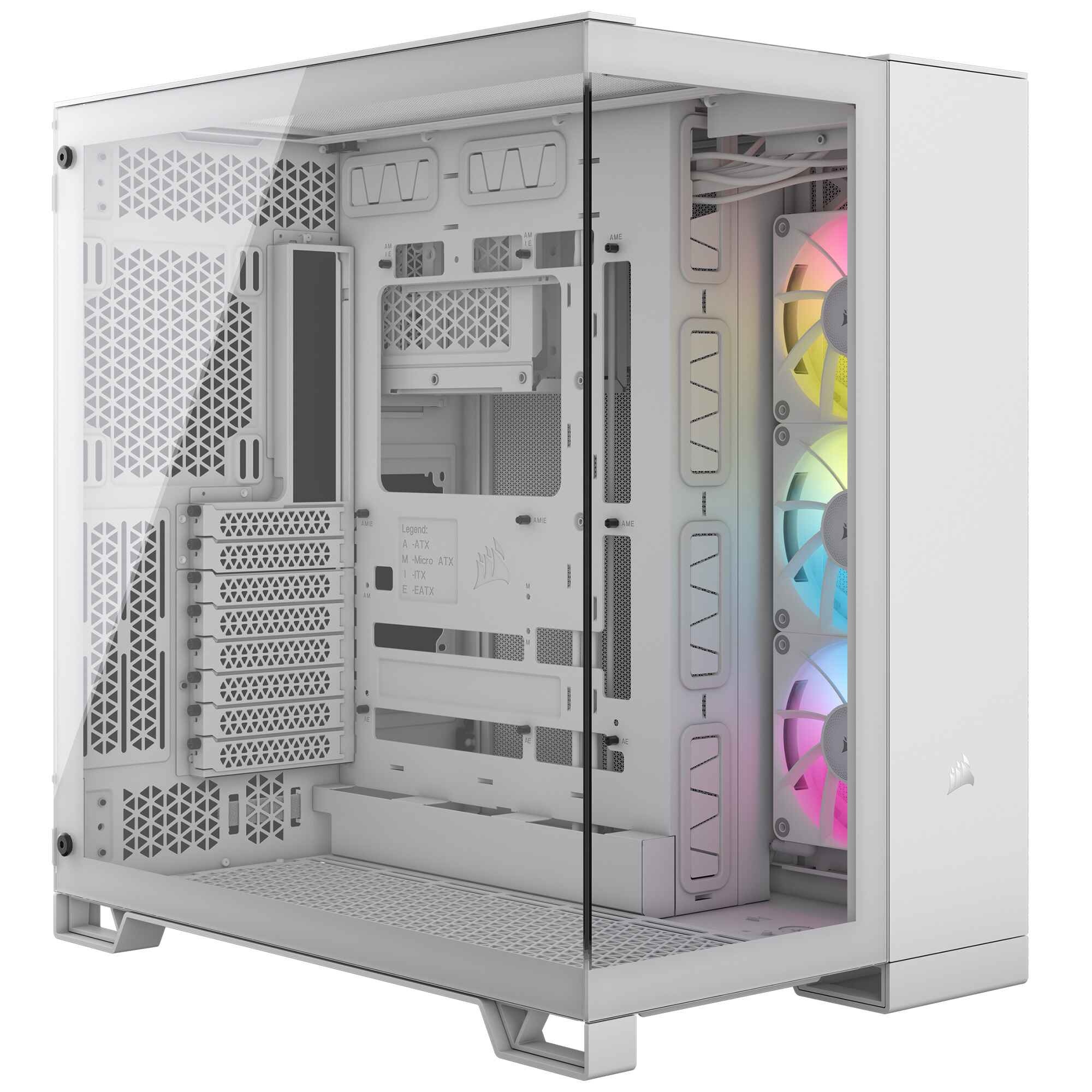 CORSAIR Corsair iCUE LINK 6500X RGB, Vetro Temperato - Bianco - CASE | TecnoCARE.net Sabaudia, Latina, Terracina, San Felice Circeo e Pontinia