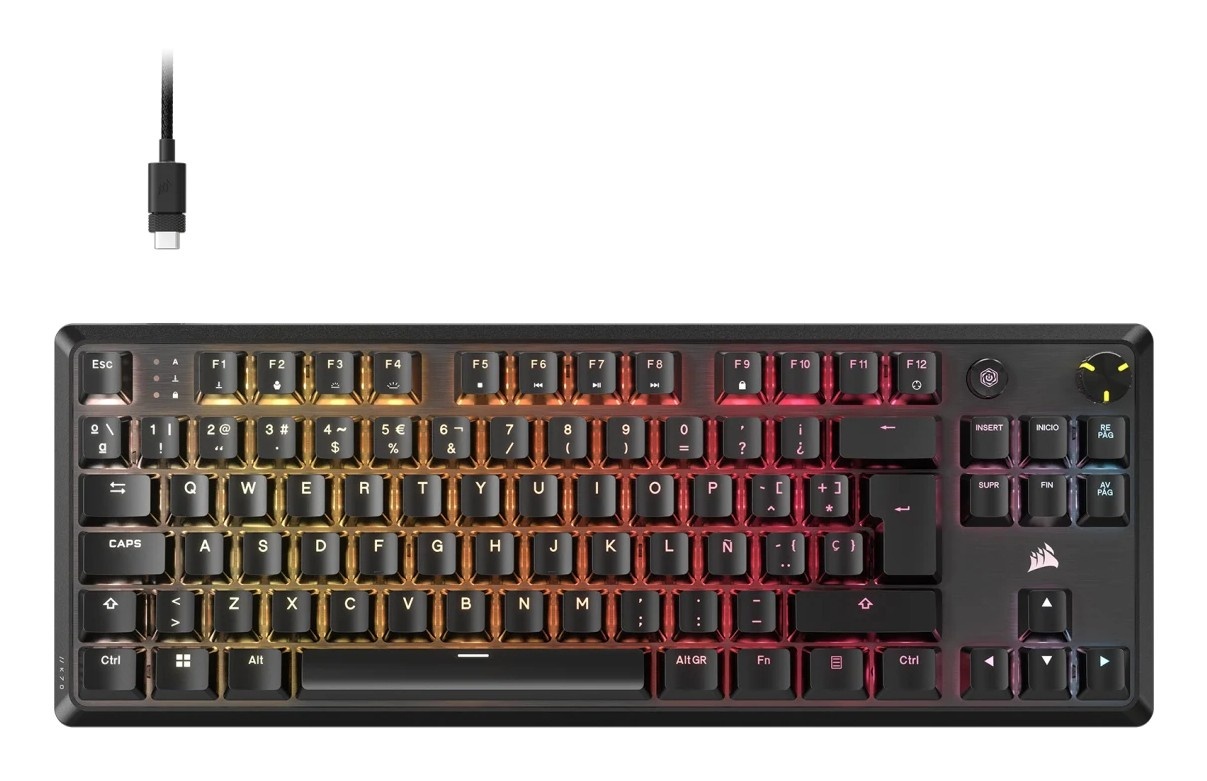 CORSAIR Corsair K70 CORE TKL tastiera Gaming USB Nera - TASTIERE E CONTROLLER | TecnoCARE.net Sabaudia, Latina, Terracina, San Felice Circeo e Pontinia
