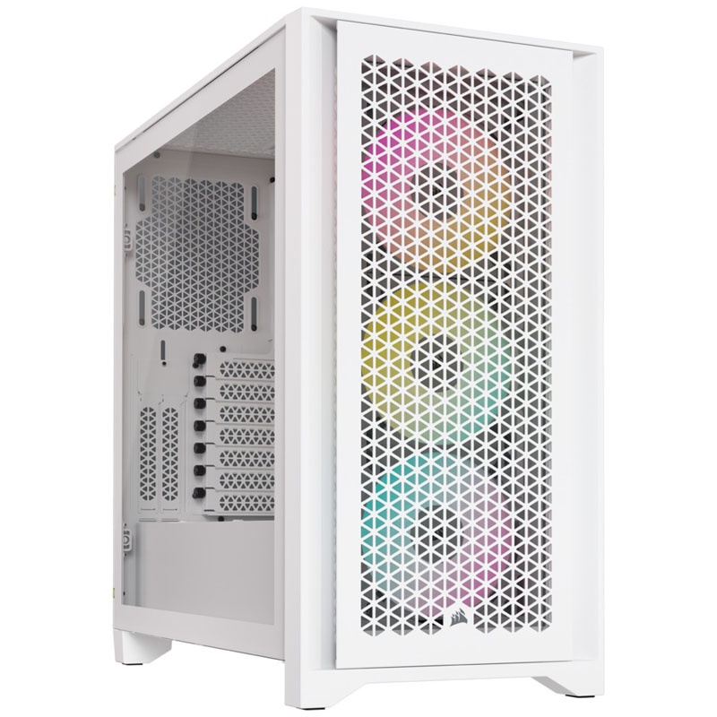 CORSAIR Corsair 4000D RGB Airflow Tempered Glass - Bianco con Finestra - CASE | TecnoCARE.net Sabaudia, Latina, Terracina, San Felice Circeo e Pontinia