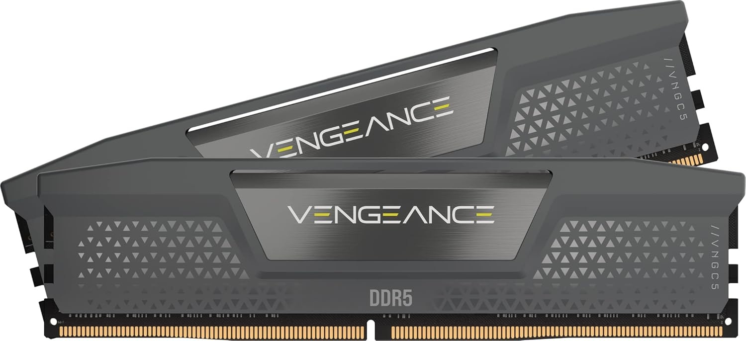 CORSAIR CORSAIR VENGEANCE DDR5 32GB (2 x 16GB) DDR5 6000 CL38-44-44-96 1.35V Intel XMP  AMD EXPO - GREY - MEMORIE RAM | TecnoCARE.net Sabaudia, Latina, Terracina, San Felice Circeo e Pontinia