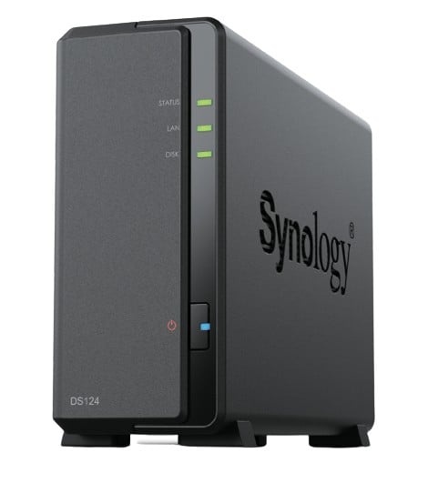 SYNOLOGY Synology DiskStation DS124 server NAS e di archiviazione Desktop Collegamento ethernet LAN Nero RTD1619B - SUPPORTI PER LA MEMORIZZAZIONE | TecnoCARE.net Sabaudia, Latina, Terracina, San Felice Circeo e Pontinia