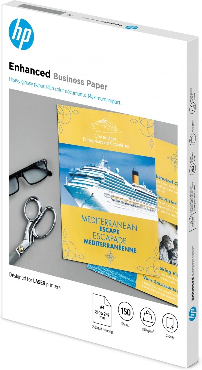 HP HP Confezione da 150 fogli carta professionale per stampe laser lucida 150 g/m² A4/210 x 297 mm - STAMPANTI E SCANNER | TecnoCARE.net Sabaudia, Latina, Terracina, San Felice Circeo e Pontinia