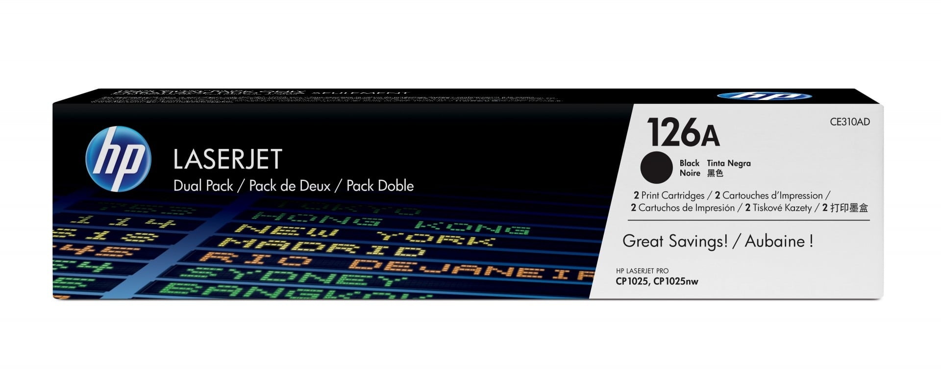 HP HP Confezione da 2 cartucce originali di Toner nero LaserJet 126A - STAMPANTI E SCANNER | TecnoCARE.net Sabaudia, Latina, Terracina, San Felice Circeo e Pontinia