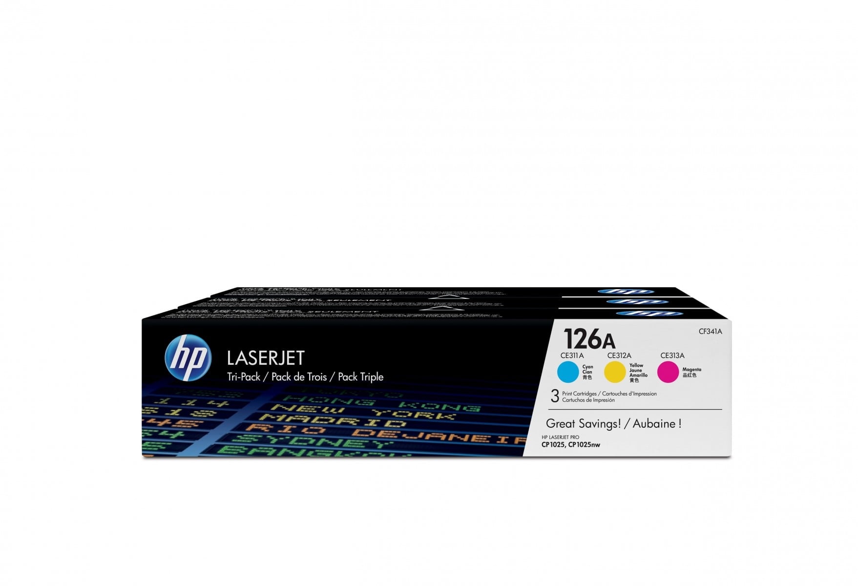 HP HP Confezione da 3 cartucce originali di toner ciano/magenta/giallo LaserJet 126A - STAMPANTI E SCANNER | TecnoCARE.net Sabaudia, Latina, Terracina, San Felice Circeo e Pontinia