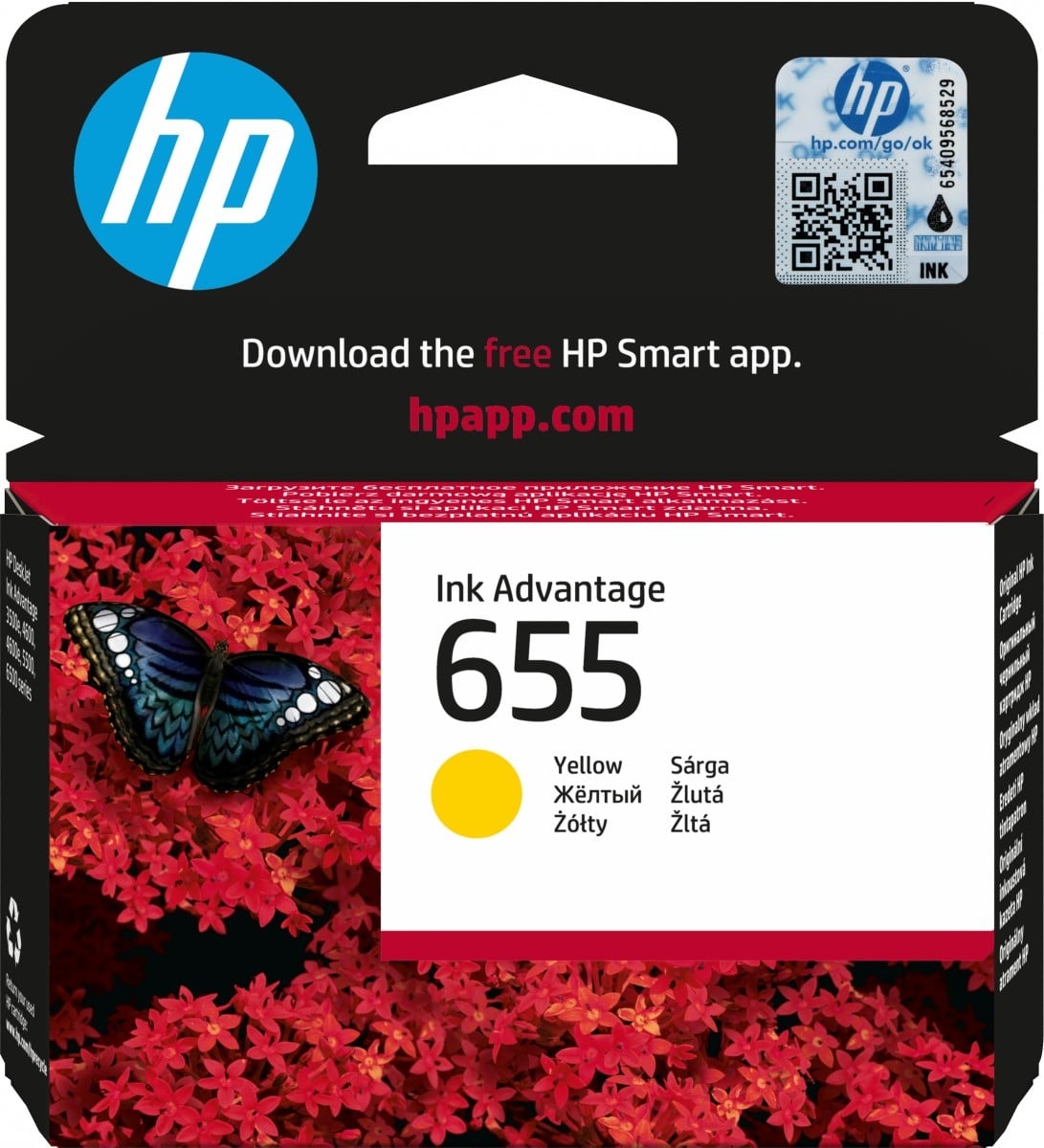 HP HP 655 Yellow Original Ink Advantage Cartridge - STAMPANTI E SCANNER | TecnoCARE.net Sabaudia, Latina, Terracina, San Felice Circeo e Pontinia