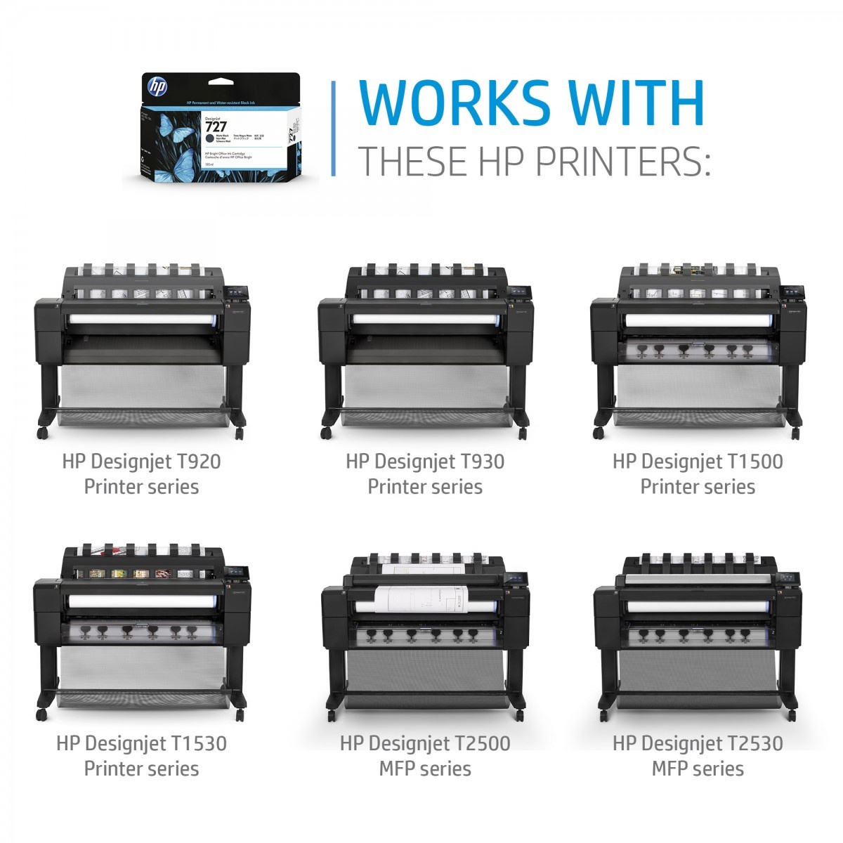 HP HP Cartuccia inchiostro nero opaco DesignJet 727, 300 ml - STAMPANTI E SCANNER | TecnoCARE.net Sabaudia, Latina, Terracina, San Felice Circeo e Pontinia