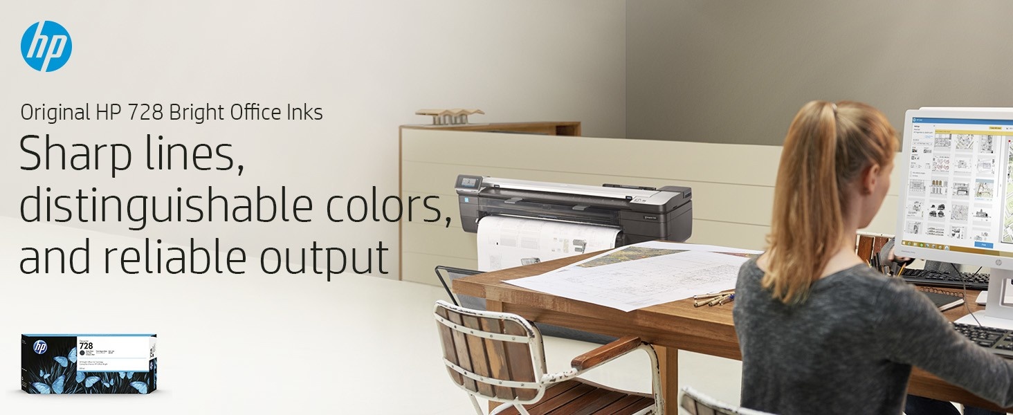 HP HP Cartuccia inchiostro nero opaco DesignJet 728, 300 ml - STAMPANTI E SCANNER | TecnoCARE.net Sabaudia, Latina, Terracina, San Felice Circeo e Pontinia