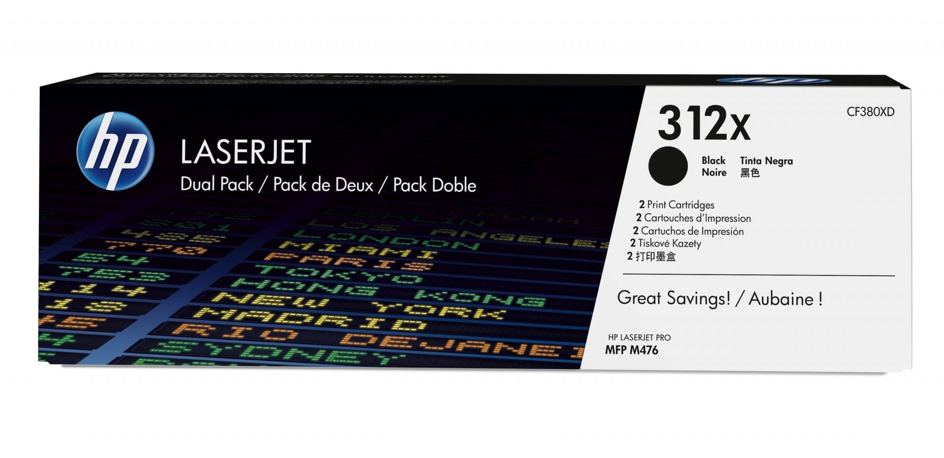 HP HP Confezione da 2 cartucce Toner originali nero ad alta capacità LaserJet 312X - STAMPANTI E SCANNER | TecnoCARE.net Sabaudia, Latina, Terracina, San Felice Circeo e Pontinia