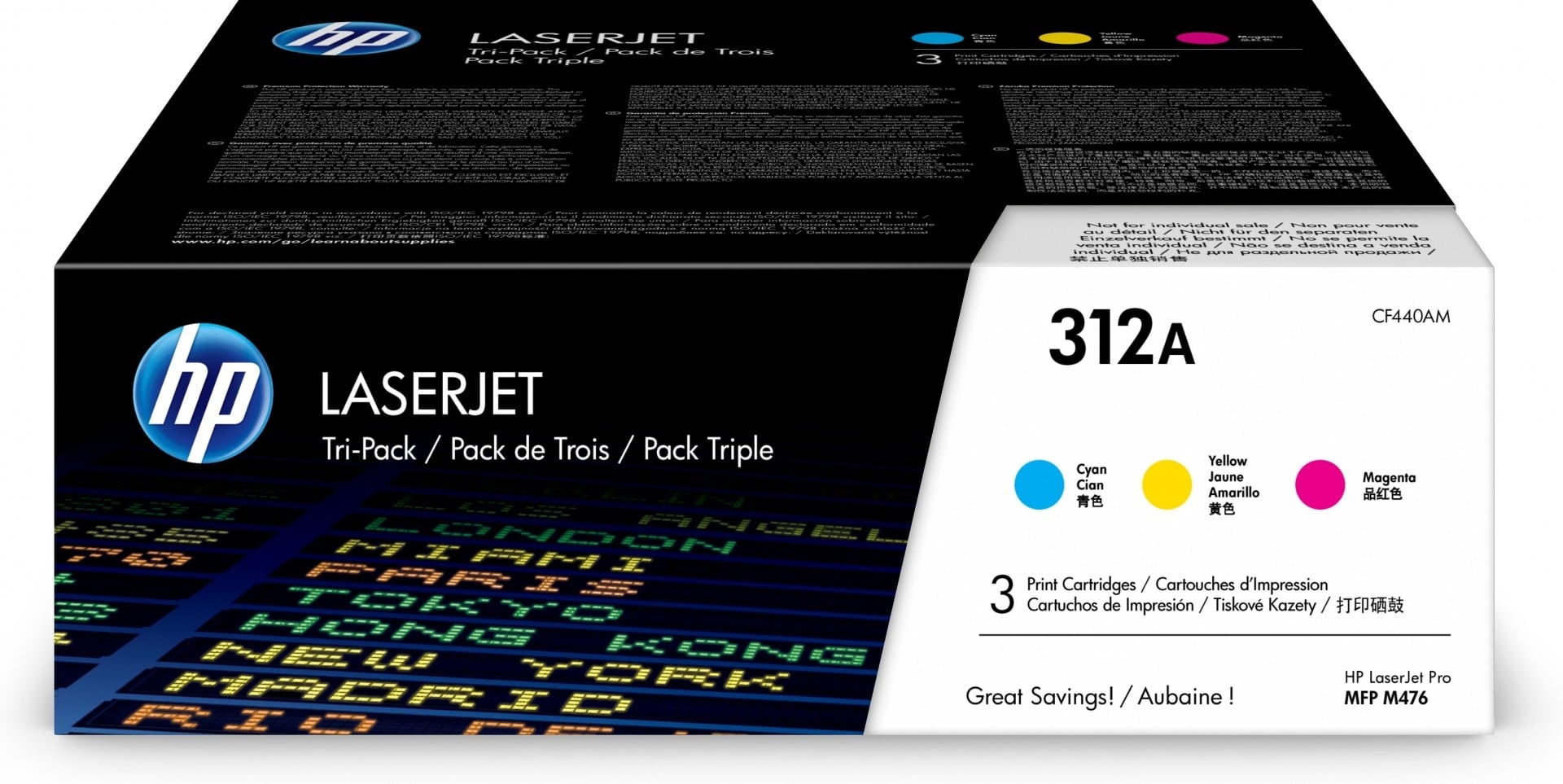 HP HP Cartuccia Toner ciano Tri-Pack 312A - STAMPANTI E SCANNER | TecnoCARE.net Sabaudia, Latina, Terracina, San Felice Circeo e Pontinia