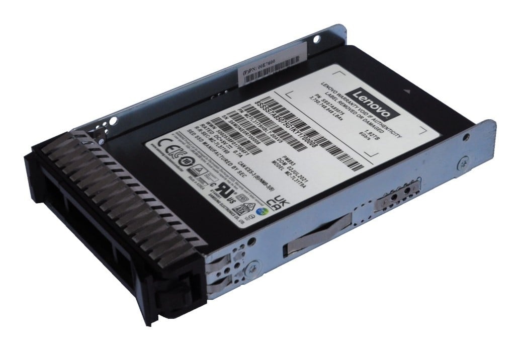 LENOVO ThinkSystem 3.5" Multi Vendor 1.92TB Read Intensive SATA 6Gb HS SSD v2 - SUPPORTI PER LA MEMORIZZAZIONE | TecnoCARE.net Sabaudia, Latina, Terracina, San Felice Circeo e Pontinia