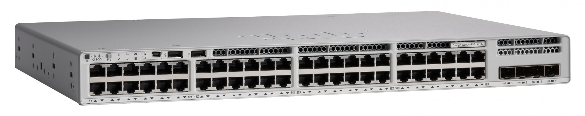 CISCO Cisco C9200L-48PXG-4X-A switch di rete Gestito L2/L3 Gigabit Ethernet (10/100/1000) Supporto Power over Ethernet (PoE) Grigio - RETI | TecnoCARE.net Sabaudia, Latina, Terracina, San Felice Circeo e Pontinia