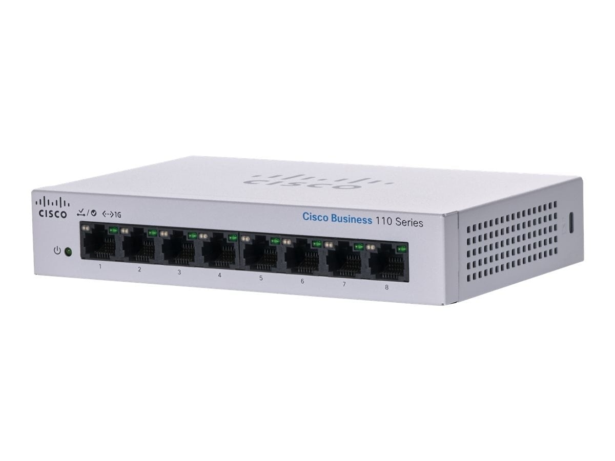 CISCO Cisco CBS110-8T-D-EU Unmanaged 8-port GE, Desktop, Ext PS - RETI | TecnoCARE.net Sabaudia, Latina, Terracina, San Felice Circeo e Pontinia