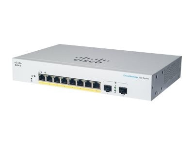 CISCO Cisco CBS220-8FP-E-2G Gestito L2 Gigabit Ethernet (10/100/1000) Supporto Power over Ethernet (PoE) Bianco - RETI | TecnoCARE.net Sabaudia, Latina, Terracina, San Felice Circeo e Pontinia