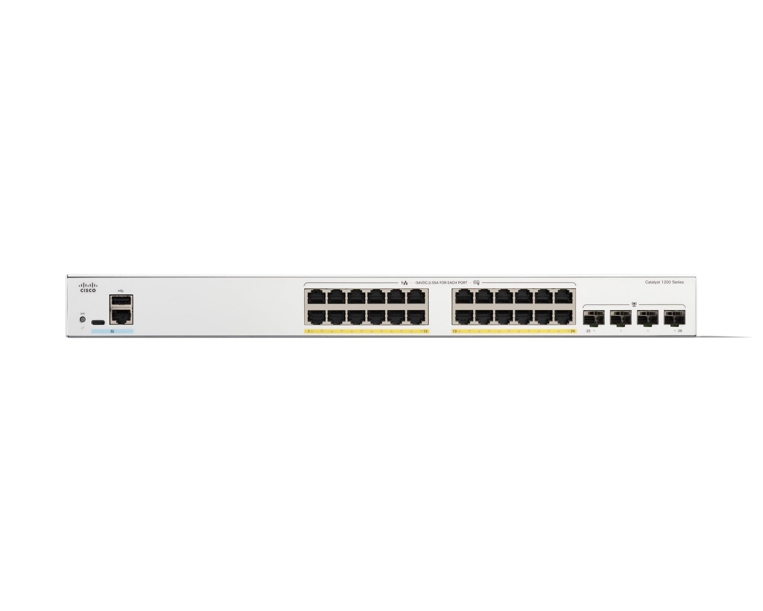 CISCO Cisco Catalyst 1200 Gestito L2 Gigabit Ethernet (10/100/1000) Supporto Power over Ethernet (PoE) 1U Bianco - RETI | TecnoCARE.net Sabaudia, Latina, Terracina, San Felice Circeo e Pontinia