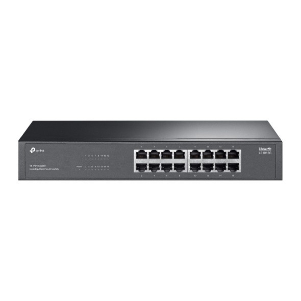 TP-LINK TP-Link LS1016G switch di rete Non gestito Gigabit Ethernet (10/100/1000) Nero - RETI | TecnoCARE.net Sabaudia, Latina, Terracina, San Felice Circeo e Pontinia