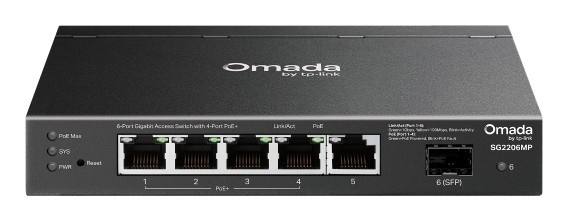 TP-LINK TP-Link SG2206MP switch di rete L2 Gigabit Ethernet (10/100/1000) Supporto Power over Ethernet (PoE) - RETI | TecnoCARE.net Sabaudia, Latina, Terracina, San Felice Circeo e Pontinia