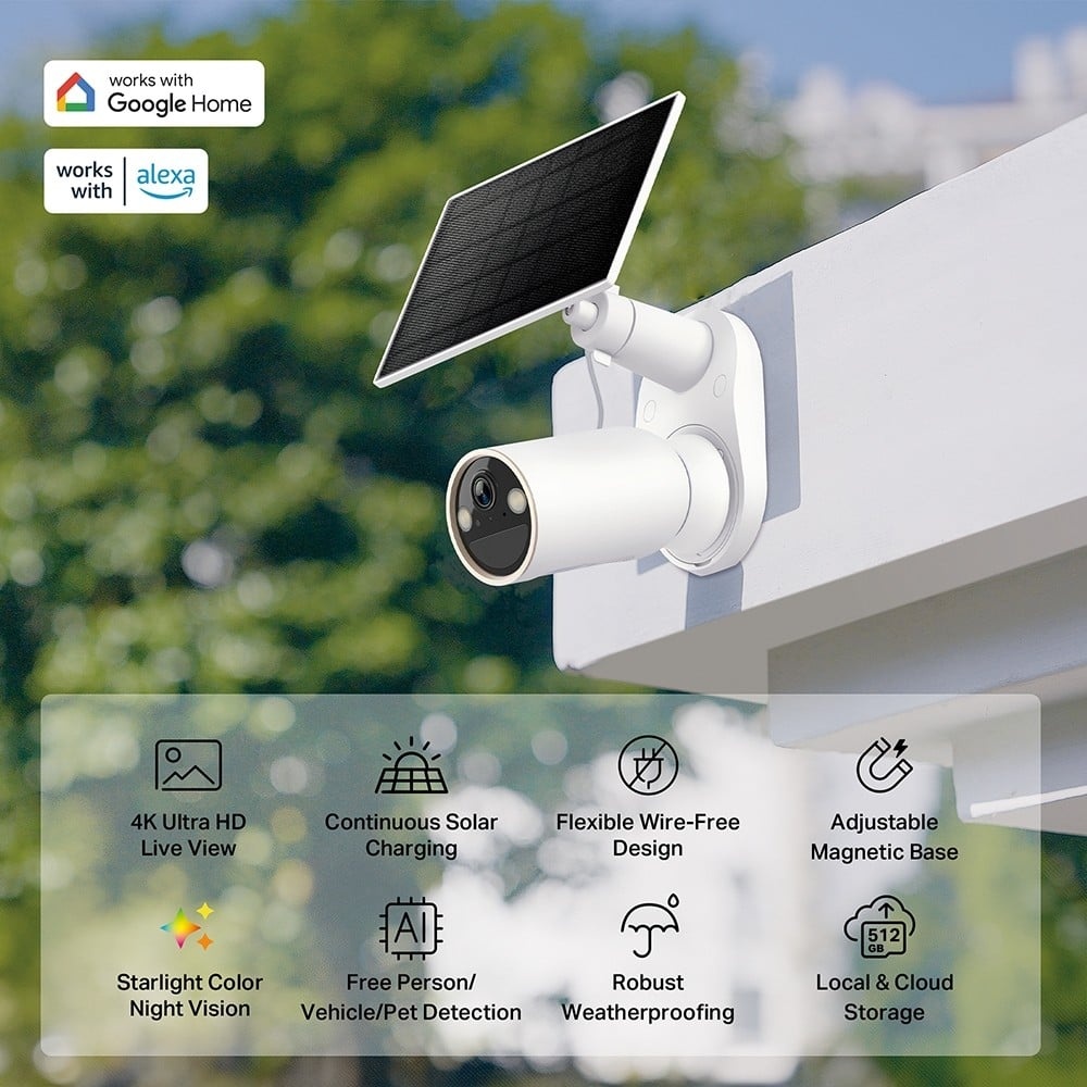 TP-LINK TP-Link Tapo C460 KIT Pallottola (forma) Telecamera di sicurezza IP Esterno 3840 x 2160 Pixel Parete - SISTEMI DI SORVEGLIANZA | TecnoCARE.net Sabaudia, Latina, Terracina, San Felice Circeo e Pontinia