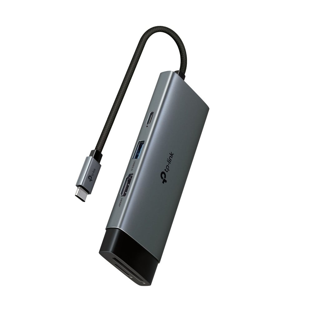TP-LINK TP-Link UH7021C hub di interfaccia USB tipo-C 5000 Mbit/s Alluminio, Nero - COMPONENTI | TecnoCARE.net Sabaudia, Latina, Terracina, San Felice Circeo e Pontinia