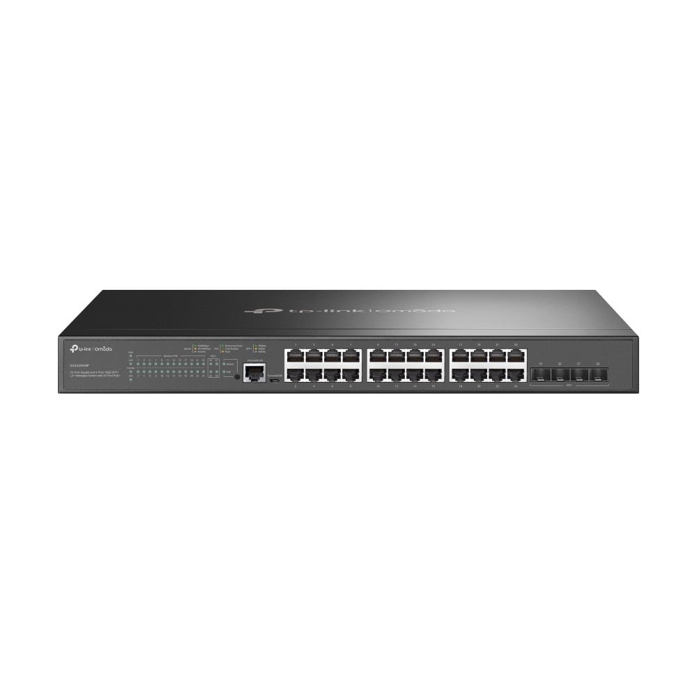 TP-LINK TP-Link SG3428XMP (TL-SG3428XMP) JetStream™ 24-Port Gigabit and 4-Port 10GE SFP+ L2+ Managed Switch with 24-Port PoE+ - RETI | TecnoCARE.net Sabaudia, Latina, Terracina, San Felice Circeo e Pontinia