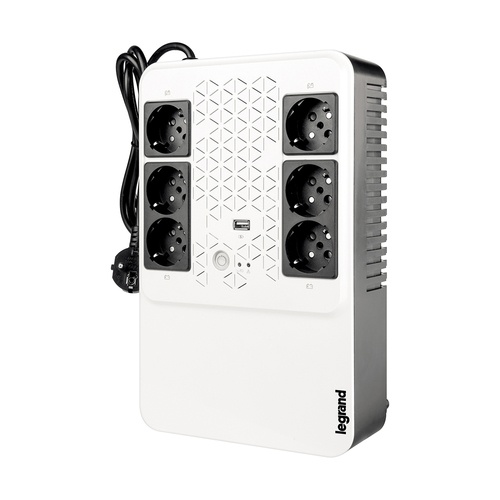 LEGRAND LEGRAND UPS KEOR MULTIPLUG 600VA 360W 6 PRESE SHUKO/IT - GRUPPI DI CONTINUITA | TecnoCARE.net Sabaudia, Latina, Terracina, San Felice Circeo e Pontinia