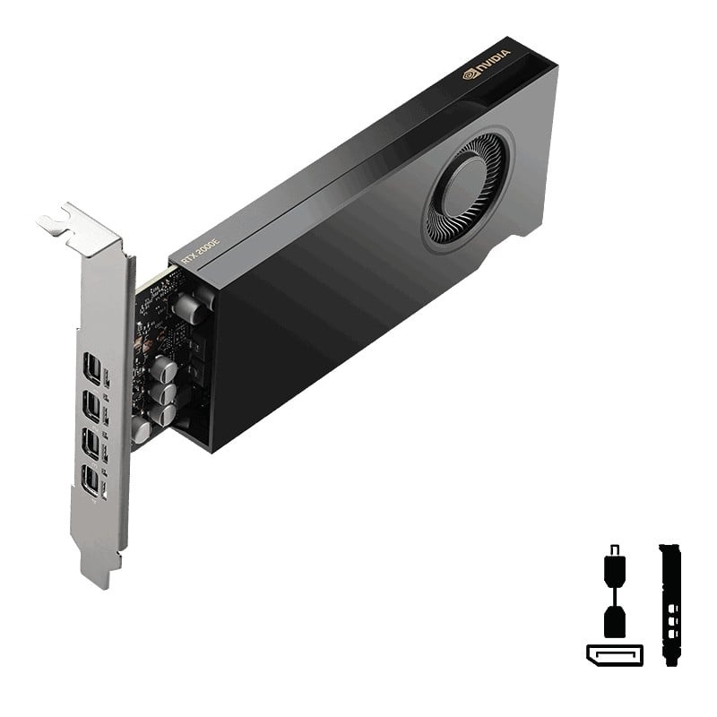 PNY PNY NVIDIA RTX 2000E Ada Generazione Low Profile Versione OEM VCNRTX2000EADA-SB - COMPONENTI | TecnoCARE.net Sabaudia, Latina, Terracina, San Felice Circeo e Pontinia