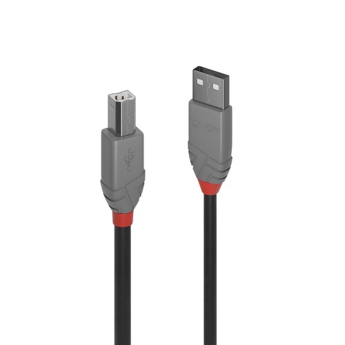 LINDY LINDY CAVO USB 2.0 TIPO A A B ANTHRA LINE 7.5MT - CAVI USB | TecnoCARE.net Sabaudia, Latina, Terracina, San Felice Circeo e Pontinia