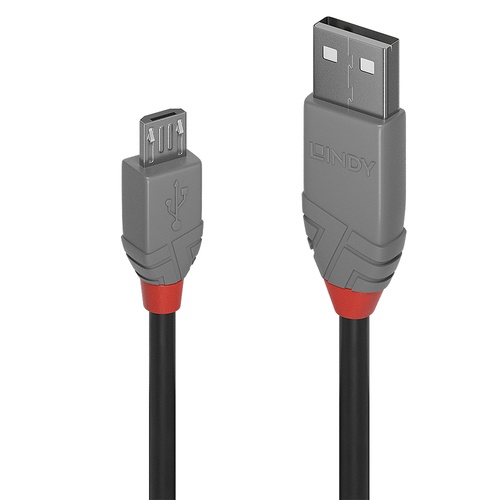 LINDY LINDY CAVO USB 2.0 TIPO A A MICRO B ANTHRA LINE, 2M - CAVI USB | TecnoCARE.net Sabaudia, Latina, Terracina, San Felice Circeo e Pontinia