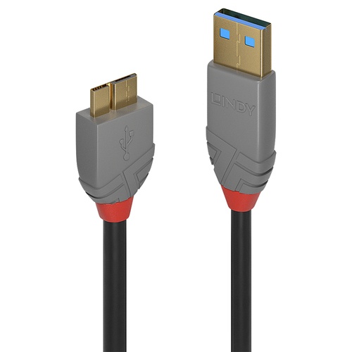 LINDY LINDY CAVO USB 3.2 TIPO A A MICRO-B, 5 GBIT/S, ANTHRA LINE, 0.5M - CAVI USB | TecnoCARE.net Sabaudia, Latina, Terracina, San Felice Circeo e Pontinia