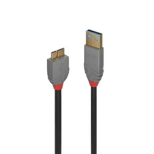 LINDY LINDY CAVO USB ANTHRA LINE 3.0 TIPO A MASCHIO A MICRO B MASCHIO 1 MT TRIPLA SCHERMATURA GUSCIO IN PVC 10 ANNI DI GARANZIA - CAVI USB | TecnoCARE.net Sabaudia, Latina, Terracina, San Felice Circeo e Pontinia