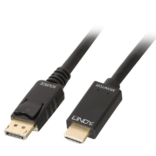 LINDY LINDY CAVO DISPLAYPORT/HDMI 4K30 (DP: PASSIVO) 1M - CAVI HDMI/VGA/DVI/DP | TecnoCARE.net Sabaudia, Latina, Terracina, San Felice Circeo e Pontinia