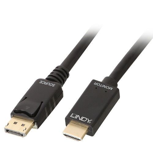 LINDY LINDY CAVO DISPLAYPORT A HDMI 4K30 2 MT - CAVI HDMI/VGA/DVI/DP | TecnoCARE.net Sabaudia, Latina, Terracina, San Felice Circeo e Pontinia