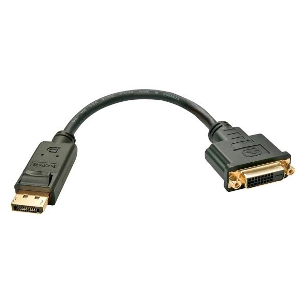 LINDY LINDY ADATTATORE CAVO DISPLAYPORT/DVI-D, M/F, ATTIVO, 15CM - ADATTATORI | TecnoCARE.net Sabaudia, Latina, Terracina, San Felice Circeo e Pontinia