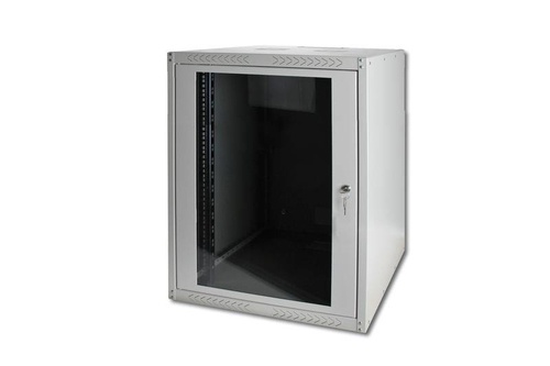 DIGITUS ARMADIO 16 UNITA DA MURO LINEA SOHO (A)816x(L)600x(P)450 MM. - COLORE GRIGIO CHIARO - ARMADI RACK | TecnoCARE.net Sabaudia, Latina, Terracina, San Felice Circeo e Pontinia