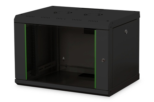 DIGITUS ARMADIO 7 UNITA DA MURO LINEA SOHO (A)420 X (L)600 X (P)450 MM. COLORE NERO - ARMADI RACK | TecnoCARE.net Sabaudia, Latina, Terracina, San Felice Circeo e Pontinia