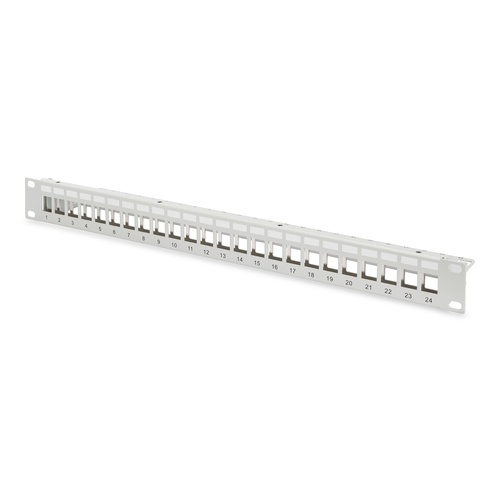 DIGITUS PANNELLO PATCH 19 MODULARE 24 PORTE (VUOTO) 1 HU COLORE GRIGIO RAL 7035 - ARMADI RACK ACCESSORI | TecnoCARE.net Sabaudia, Latina, Terracina, San Felice Circeo e Pontinia