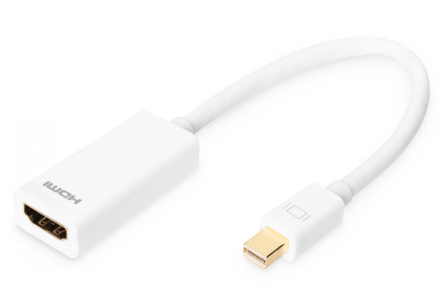 DIGITUS Digitus AK-340404-001-W cavo e adattatore video 0,15 m Mini DisplayPort HDMI Bianco - CAVI PER COMPUTER E PERIFERICHE | TecnoCARE.net Sabaudia, Latina, Terracina, San Felice Circeo e Pontinia
