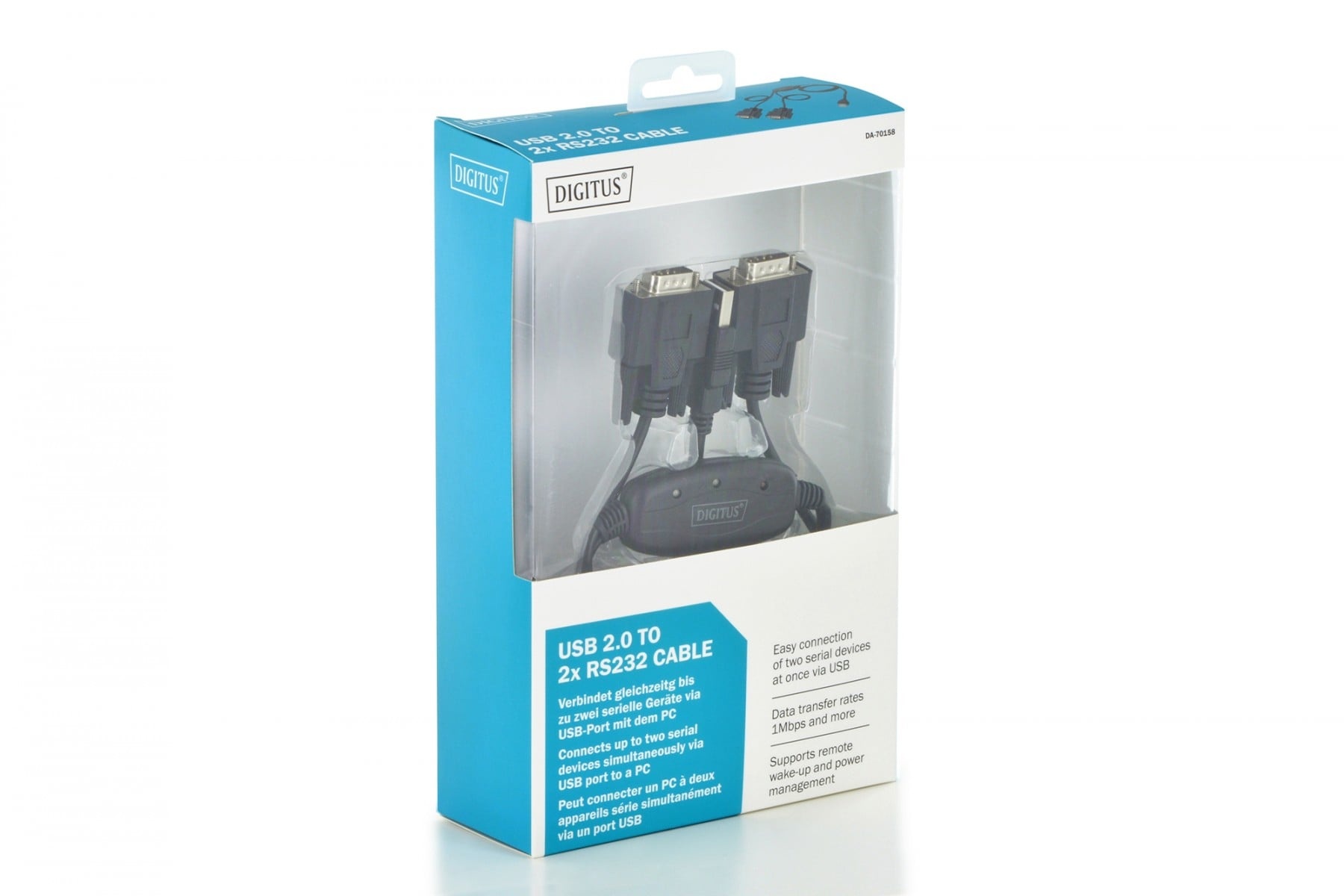DIGITUS Digitus DA-70158 cavo seriale Nero 1,5 m USB tipo A DB-9 - CAVI PER COMPUTER E PERIFERICHE | TecnoCARE.net Sabaudia, Latina, Terracina, San Felice Circeo e Pontinia