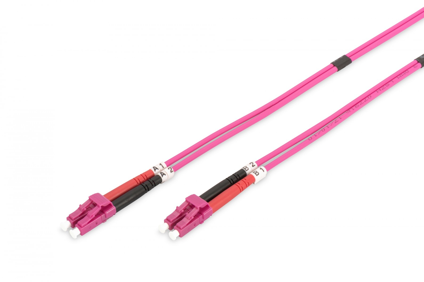 DIGITUS DIGITUS Fiber Optic Patch Cord LC to LC Multimode OM4 - 2m Duplex color RAL4003 Length 2m - CAVI PER COMPUTER E PERIFERICHE | TecnoCARE.net Sabaudia, Latina, Terracina, San Felice Circeo e Pontinia