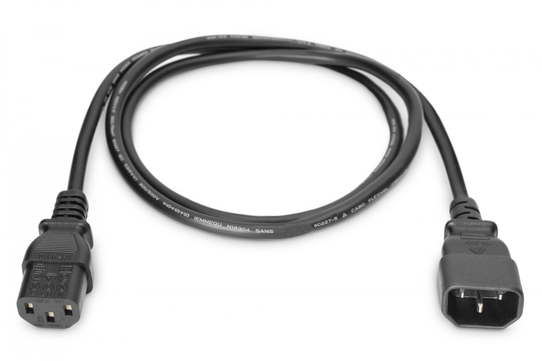 DIGITUS Digitus AK-440201-050-S cavo di alimentazione Nero 5 m IEC C14 IEC C13 - CAVI PER COMPUTER E PERIFERICHE | TecnoCARE.net Sabaudia, Latina, Terracina, San Felice Circeo e Pontinia