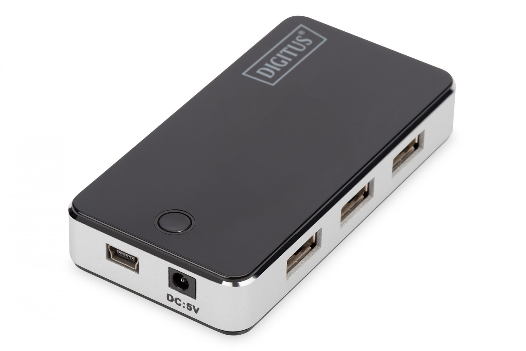 DIGITUS Digitus DA-70222 hub di interfaccia 480 Mbit/s Nero, Argento - COMPONENTI | TecnoCARE.net Sabaudia, Latina, Terracina, San Felice Circeo e Pontinia