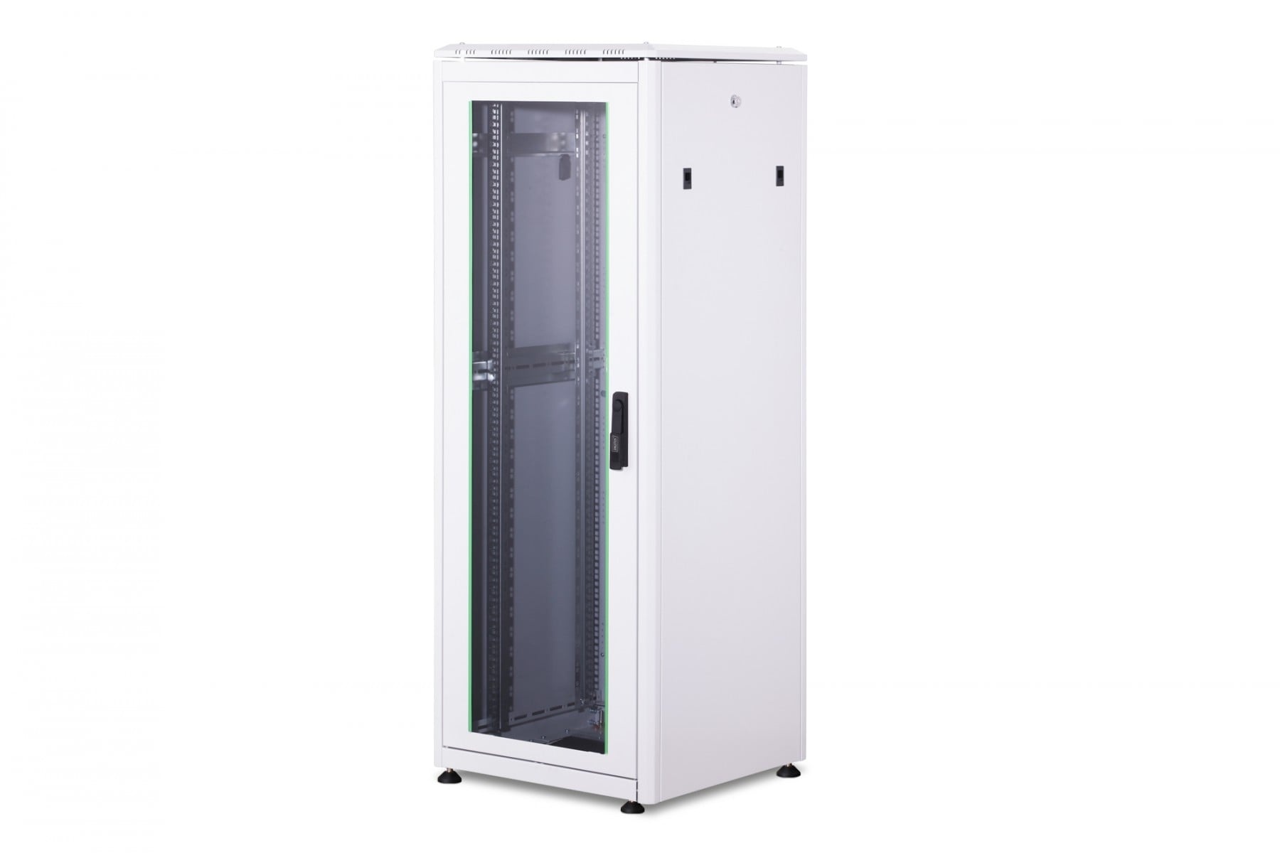 DIGITUS Armadio di rete in piedi Unique 19" 32U rack 600x600, porte anteriori in vetro, grigio, 800kg 1609x600x600 mm, colore grigio (RAL 7035) - COMPONENTI | TecnoCARE.net Sabaudia, Latina, Terracina, San Felice Circeo e Pontinia