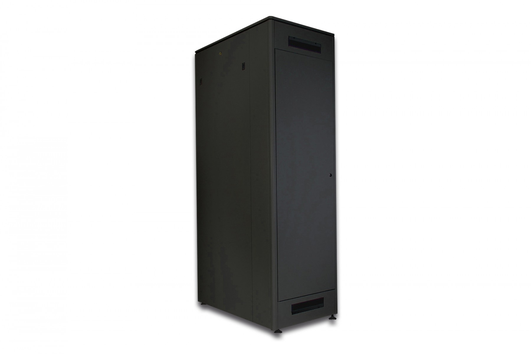 DIGITUS Armadio di rete in piedi Unique 19" 42U rack 600x1000, porte anteriori in vetro, nero, 800kg 2053x600x1000 mm, colore nero (RAL 9005) - COMPONENTI | TecnoCARE.net Sabaudia, Latina, Terracina, San Felice Circeo e Pontinia