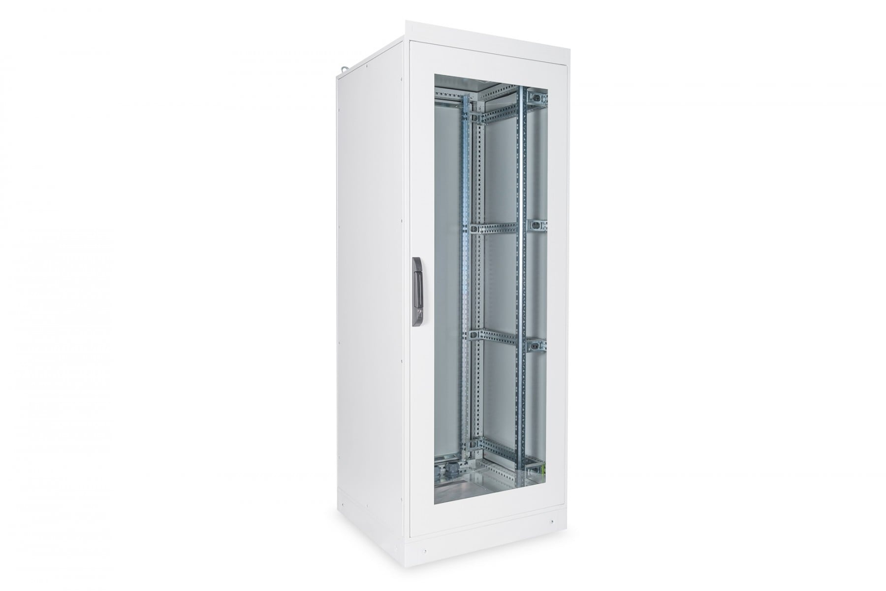 DIGITUS Armadio industriale IP55 in piedi 19" 42U rack 800x800, porte frontali in vetro, basamento, grigio, 1500kg 2100x800x800, incl. basamento, grigio (RAL 7035) - COMPONENTI | TecnoCARE.net Sabaudia, Latina, Terracina, San Felice Circeo e Pontinia