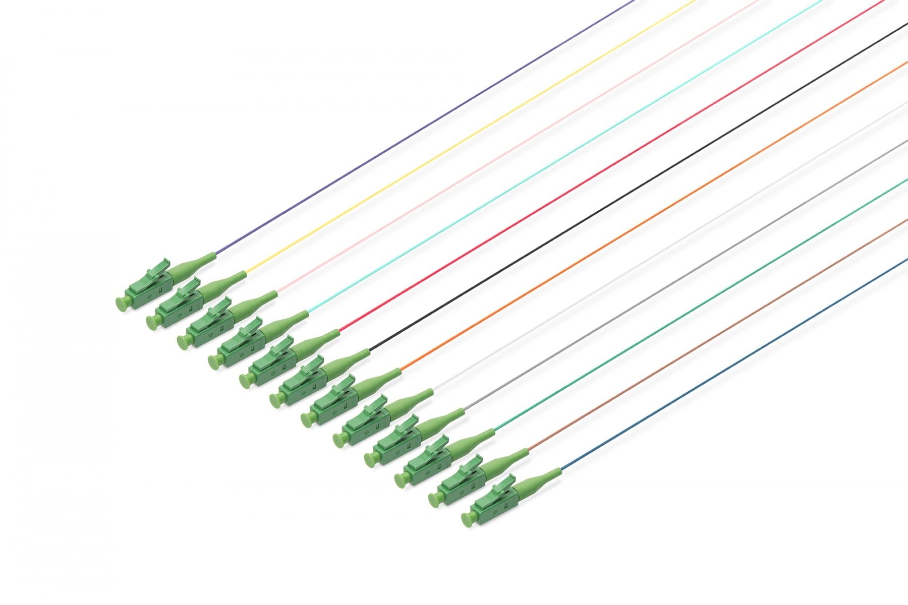 DIGITUS Coda in fibra ottica 12 pz, LC/APC simplex, SM 9/125, OS2 2 m, 12 colori - CAVI PER COMPUTER E PERIFERICHE | TecnoCARE.net Sabaudia, Latina, Terracina, San Felice Circeo e Pontinia