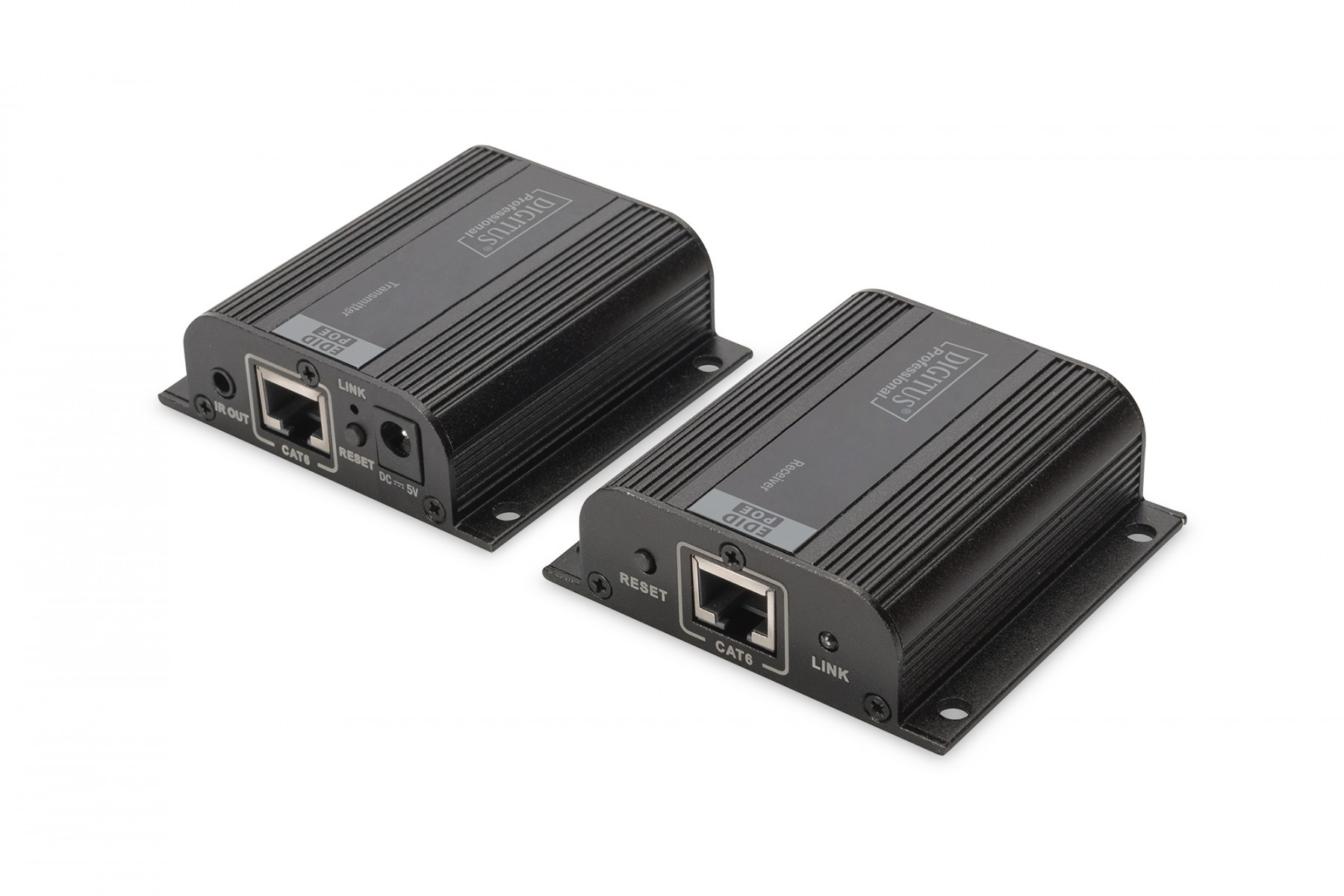 DIGITUS Digitus DS-55100-1 moltiplicatore AV Trasmettitore e ricevitore AV Nero - ELABORAZIONI E DISTRIBUZIONI DEL SEGNALE | TecnoCARE.net Sabaudia, Latina, Terracina, San Felice Circeo e Pontinia