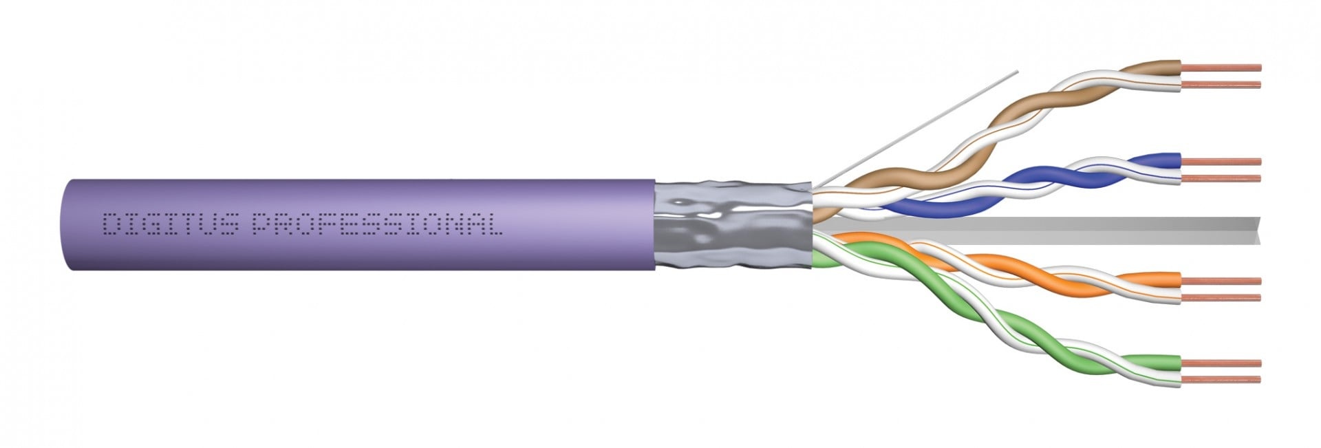 DIGITUS Cavo di installazione DIGITUS Cat.6, F/UTP, B2ca, AWG 23/1, LSOH, 100 m, viola - CAVI PER COMPUTER E PERIFERICHE | TecnoCARE.net Sabaudia, Latina, Terracina, San Felice Circeo e Pontinia