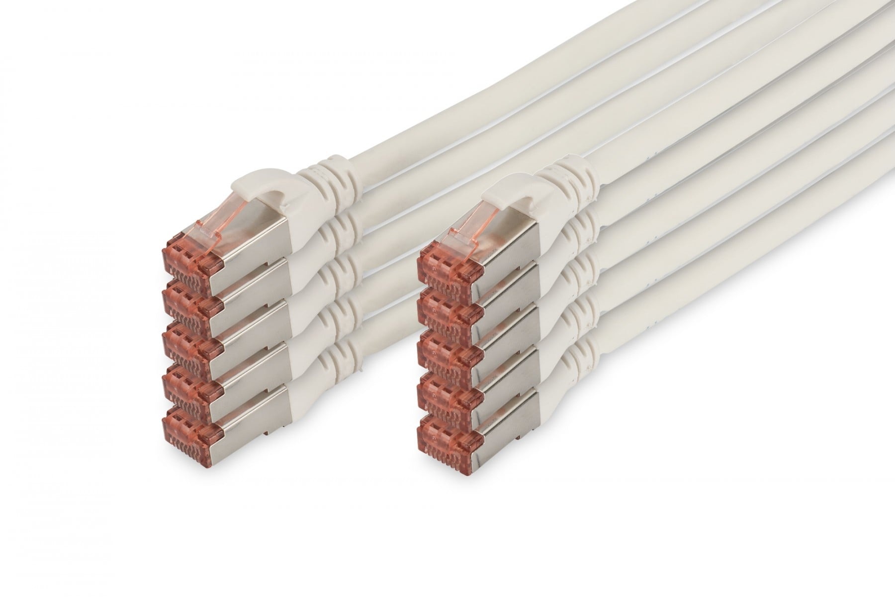 DIGITUS Digitus DK-1644-030-WH-10 cavo di rete Bianco 3 m Cat6 S/FTP (S-STP) - CAVI PER COMPUTER E PERIFERICHE | TecnoCARE.net Sabaudia, Latina, Terracina, San Felice Circeo e Pontinia
