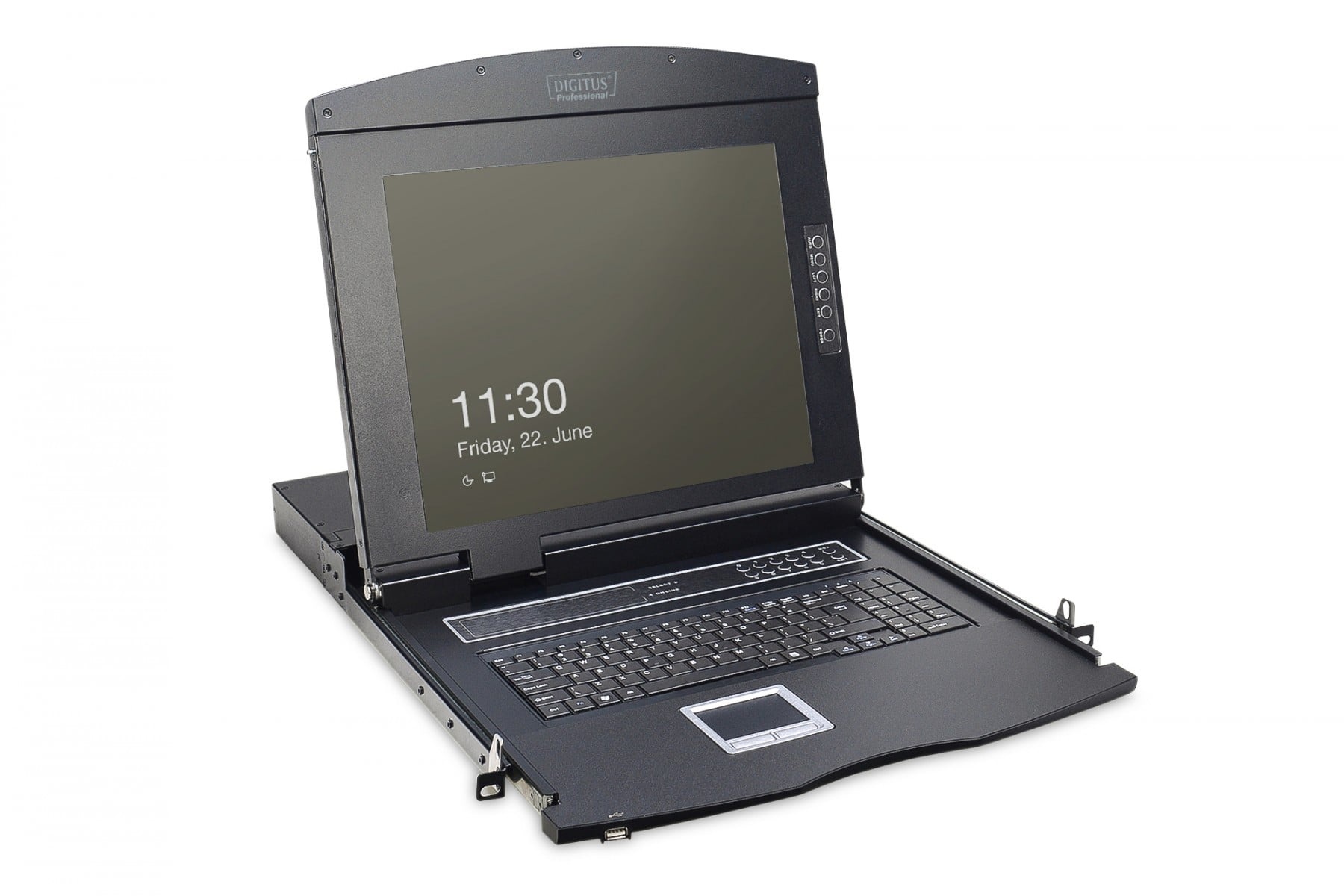 DIGITUS Digitus DS-72210-2US console a rack 43,2 cm (17") 1280 x 1024 Pixel Nero 1U - COMPONENTI | TecnoCARE.net Sabaudia, Latina, Terracina, San Felice Circeo e Pontinia